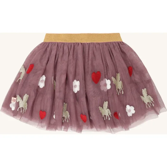 Hust & Claire Ninna Unicorn nederdel Plum tyl