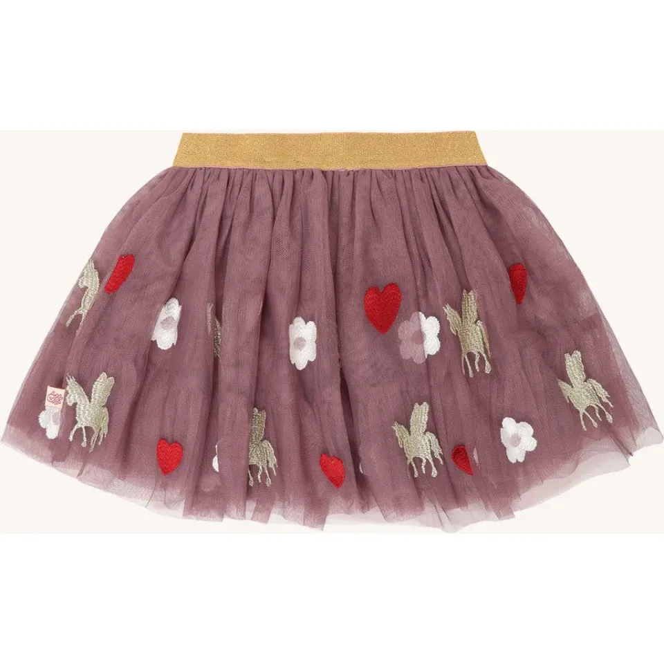 Hust & Claire Ninna Unicorn nederdel Plum tyl