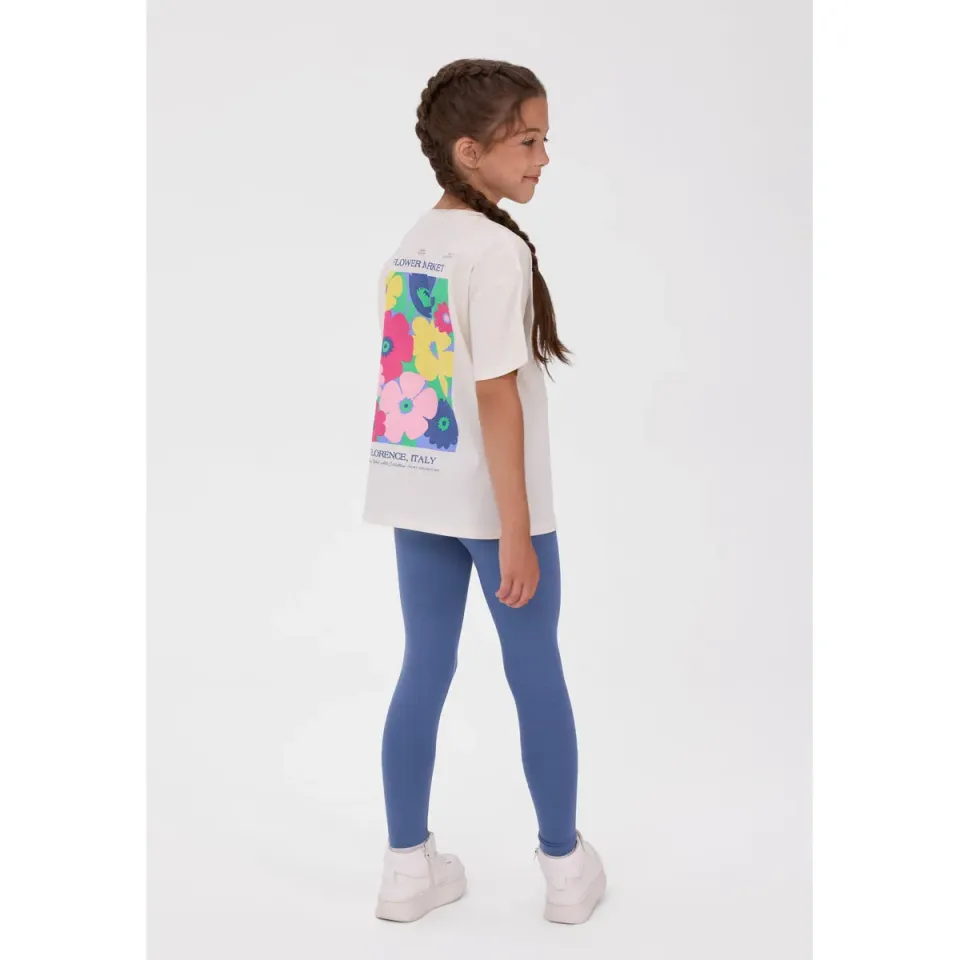 Minoti 44851 leggingsæt til piger creme bomuld 4 dele