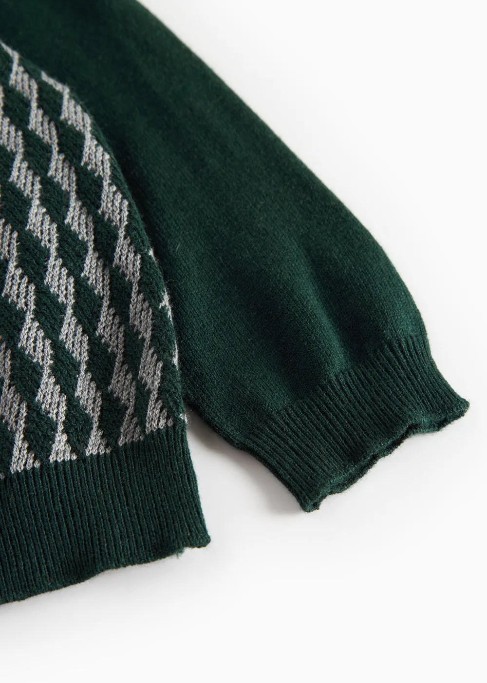 MarMar Tano B striktrøje Dark Leaf Pattern baby