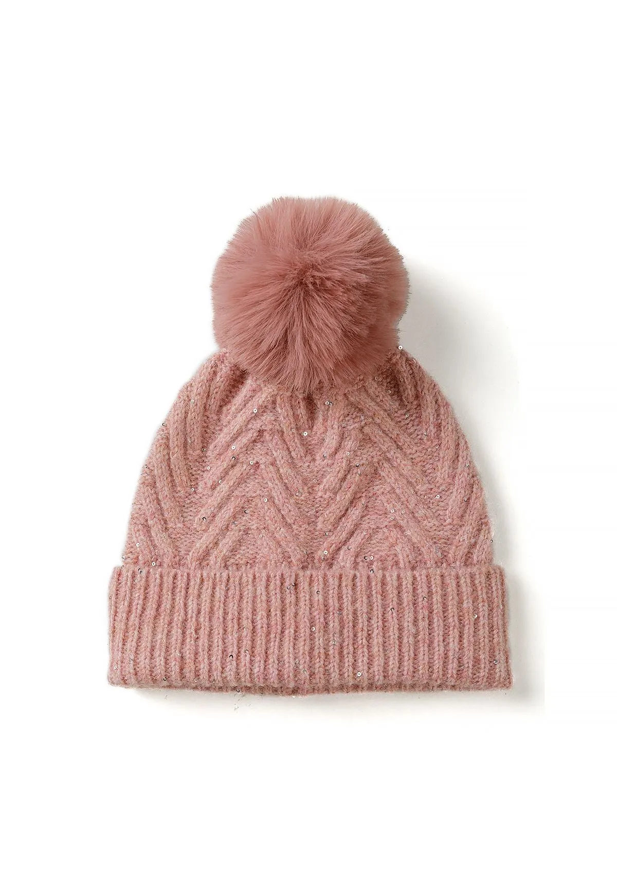 Minoti 45914 hue- og loopsæt pink til piger