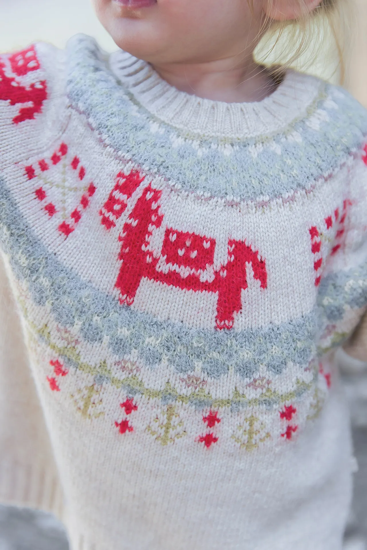 Bonton Mychristmas Mouton pullover ecru dyr