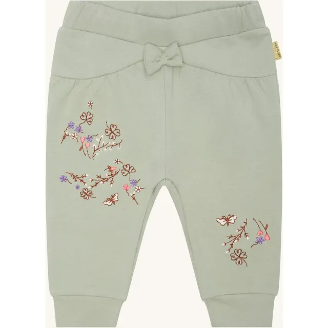 Hust & Claire HCTilde Flower joggingbukser Green Sage