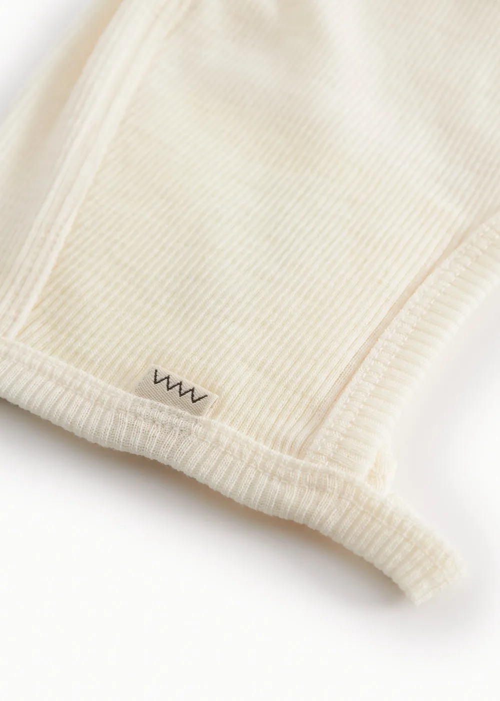 MarMar Hoody uld hue Natural uld rib