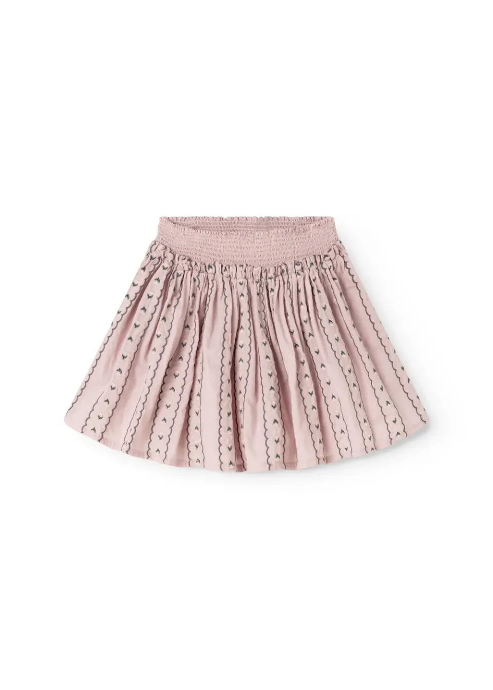 MarMar Seline nederdel Dusty Purple Bloom broderi