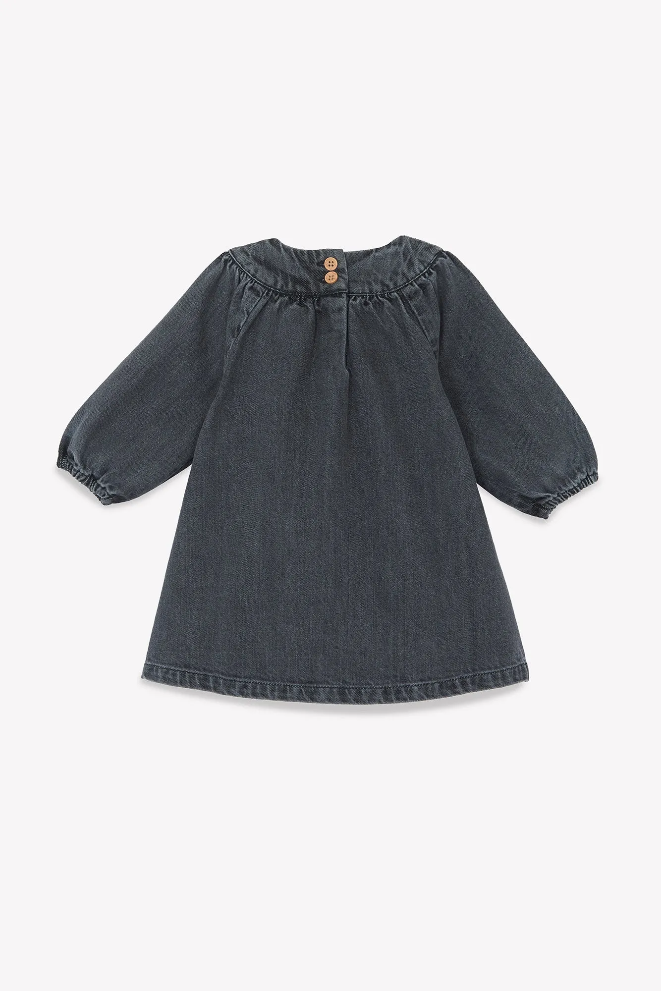 Bonton Mada Denim Gris kjole bomuld grå