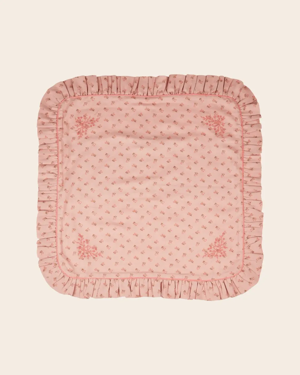 Emile et Ida pudebetræk rosa blomstret 54x54