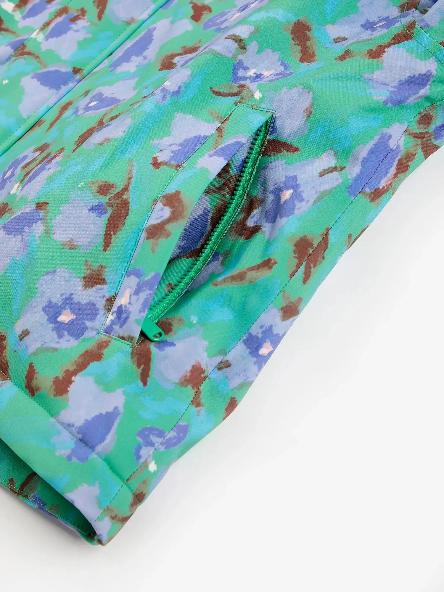 Bobo Choses Watercolor skianorak grøn 6-7Y genanvendt
