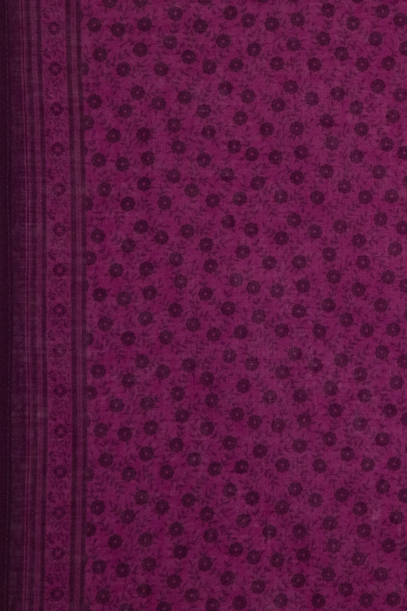Bonton Foulfleur Purple Rain tørklæde bomuld TU blomstret