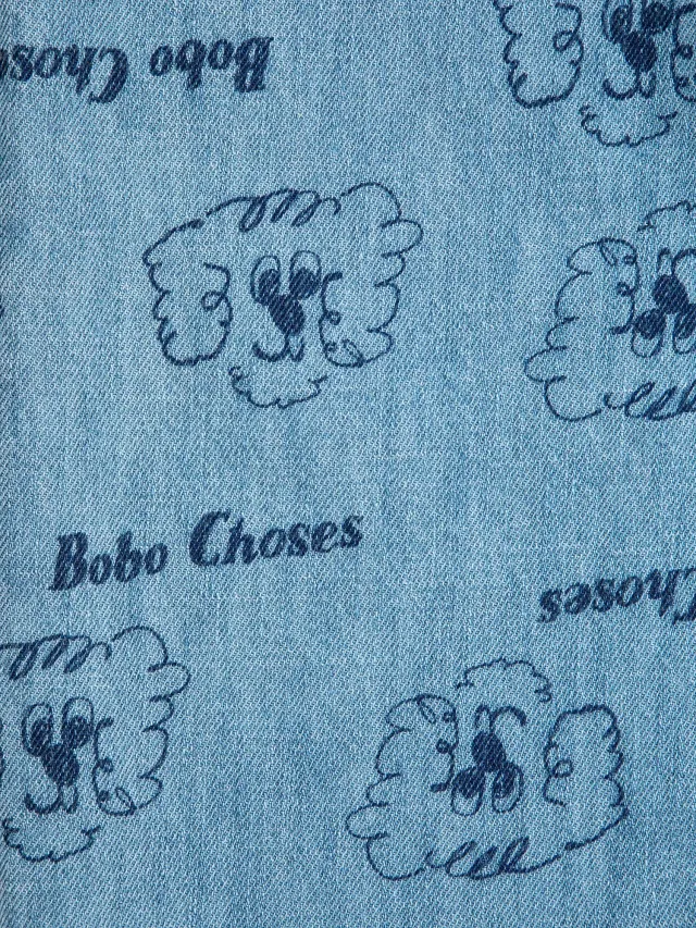Bobo Choses Pickles sb126ac096 denimbukser light denim