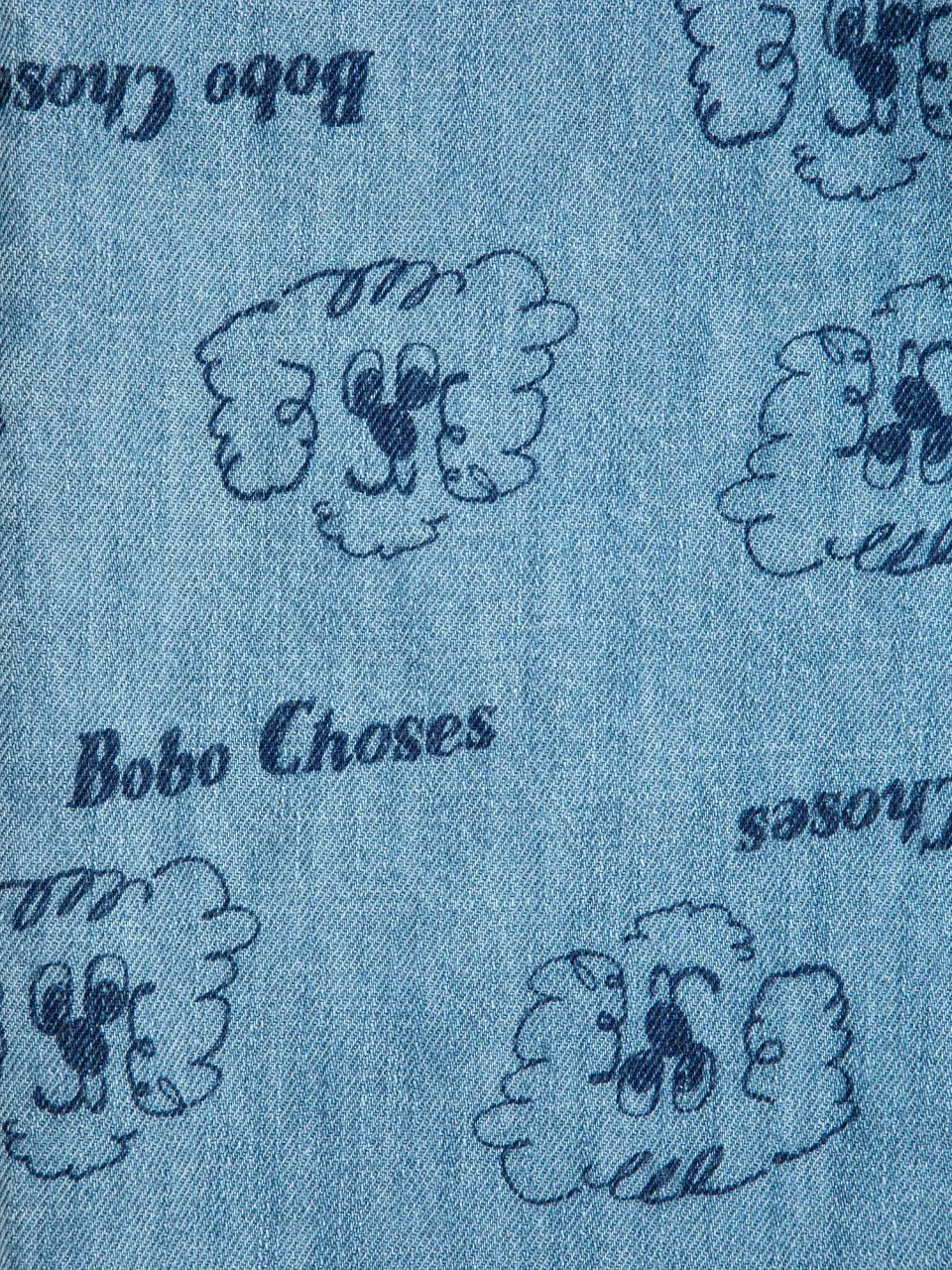 Bobo Choses Pickles sb126ac096 denimbukser light denim