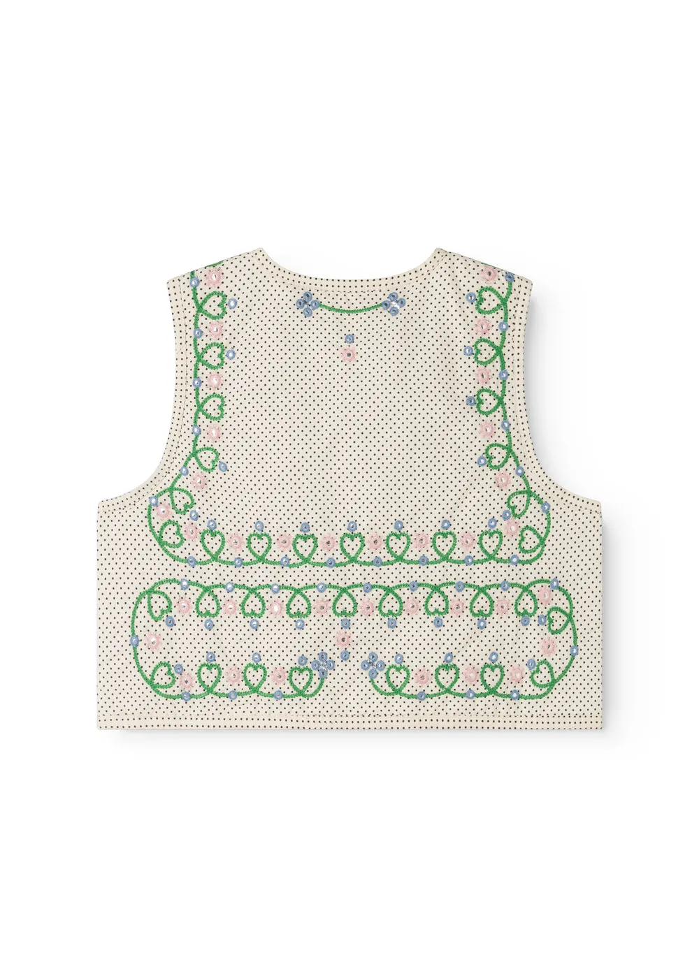 MarMar Juniper Mirror Emb. vest i bomuld