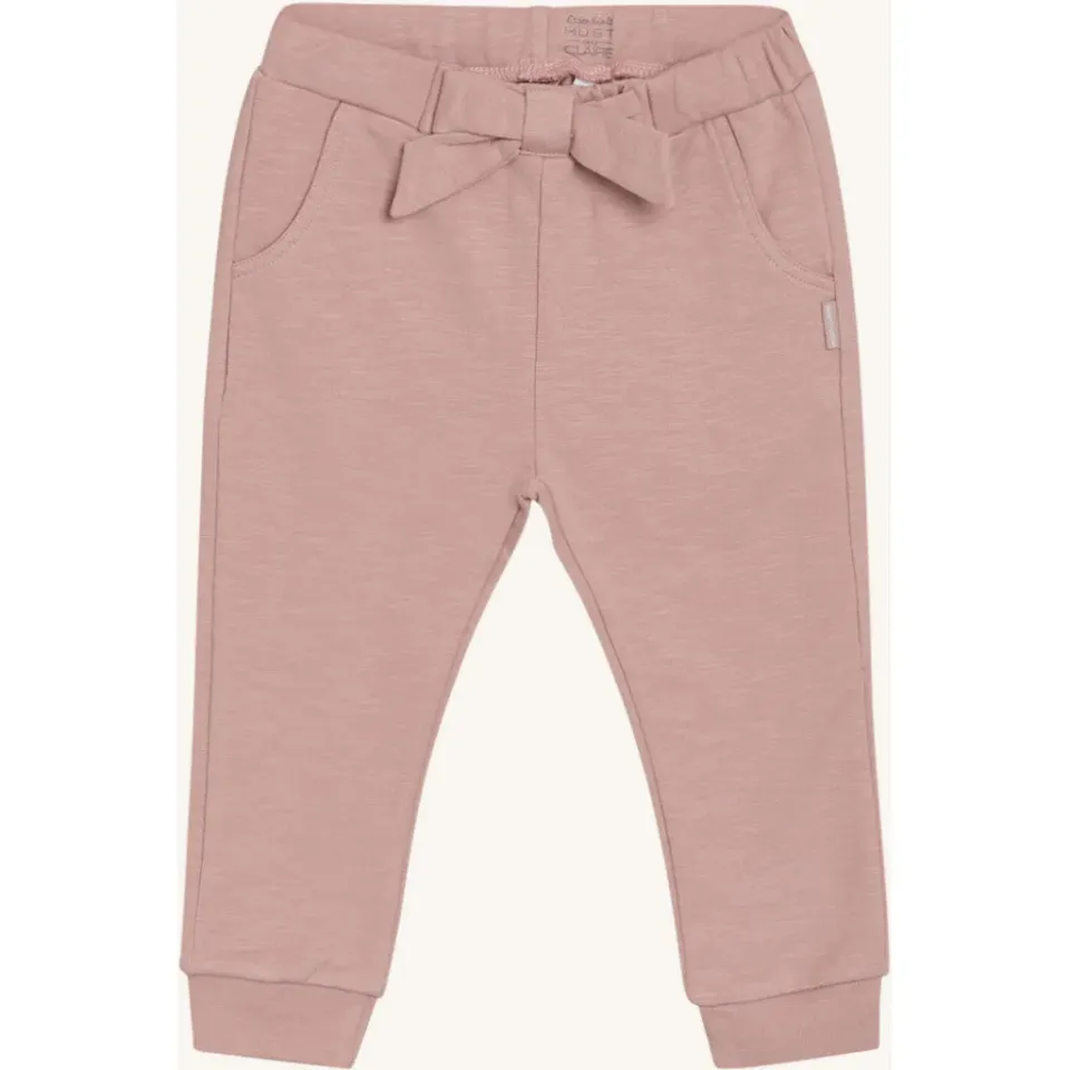 Hust & Claire HCGabi Solid joggingbukser Dusty Rose stræk