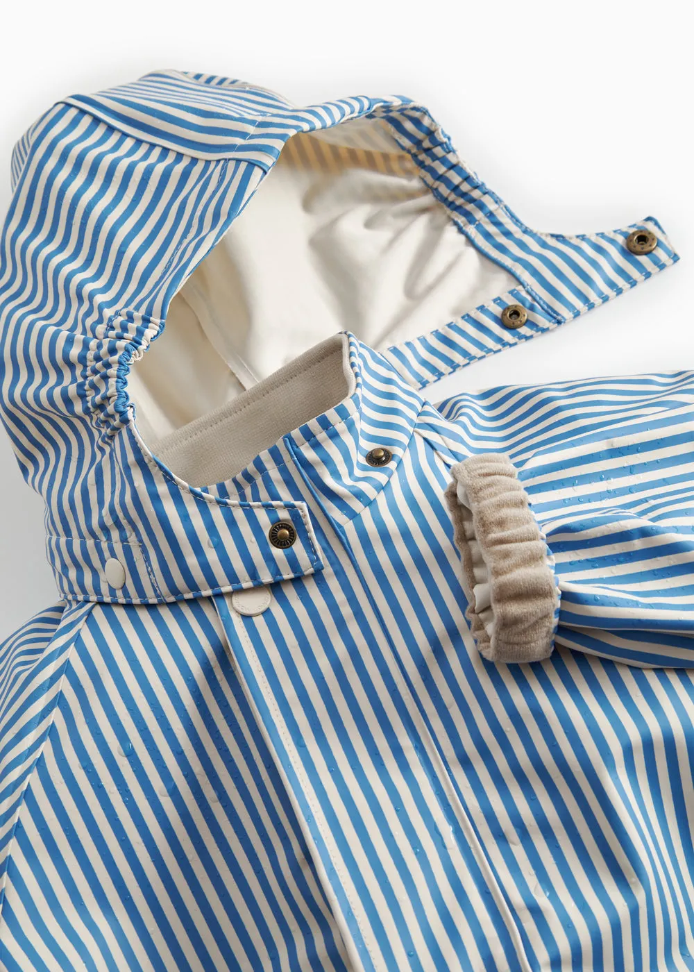 MarMar Oddy Set regnsæt Blue Stripe genanvendt