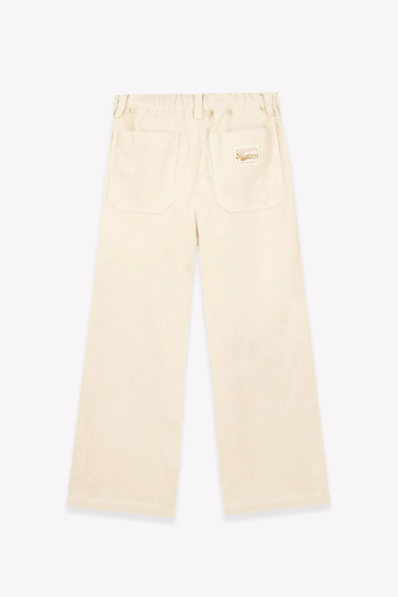 Bonton Play Milk velour bukser creme