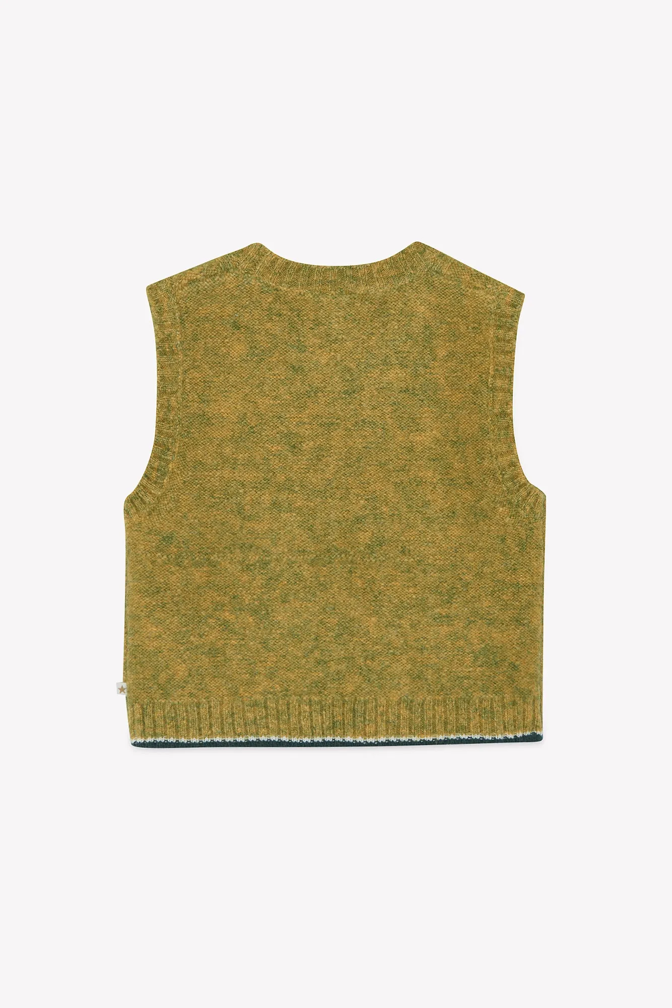 Bonton Lucia Vert Tige strikvest grøn ærmeløs