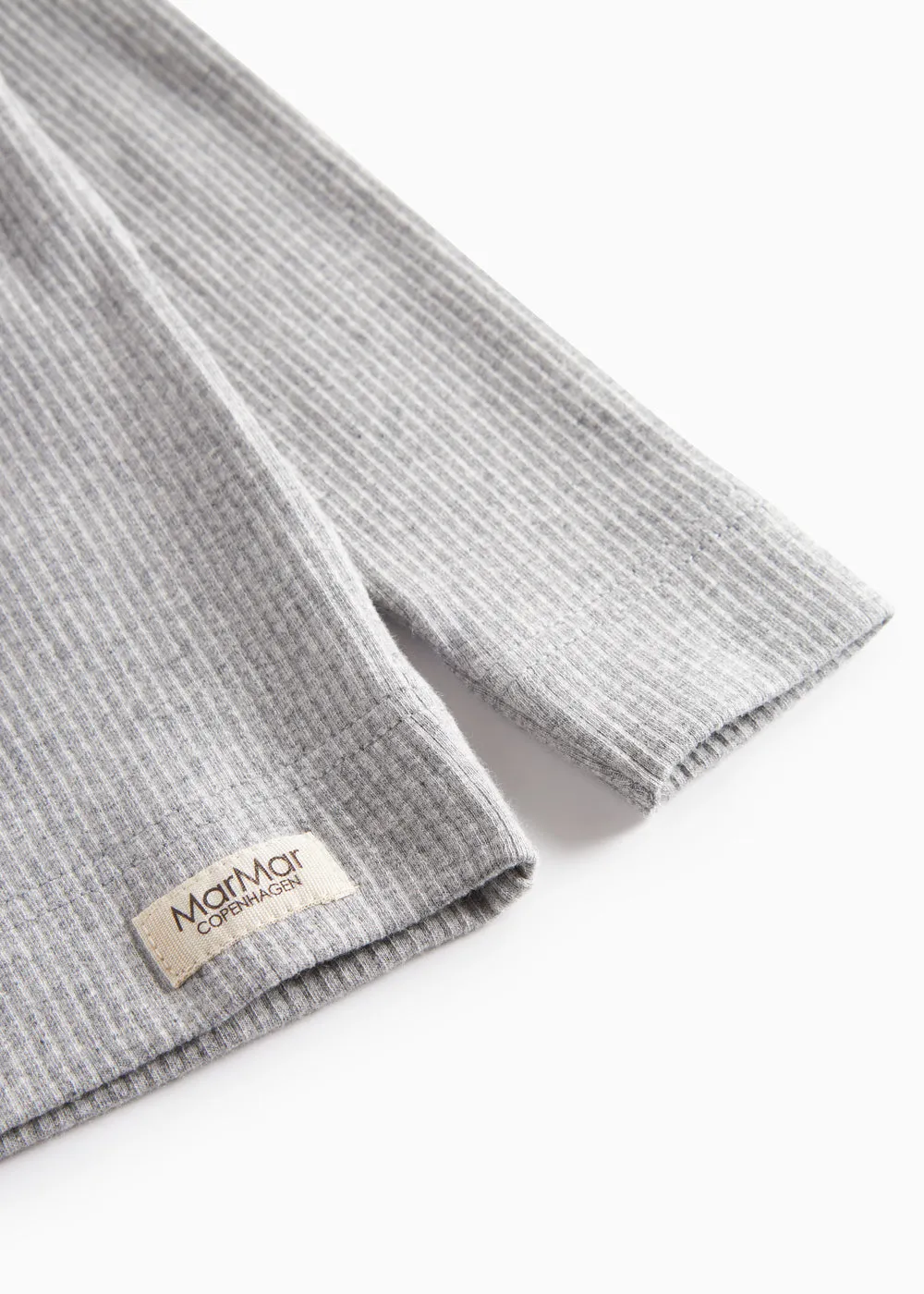 MarMar Tee LS T-shirt Light Grey Melange modal