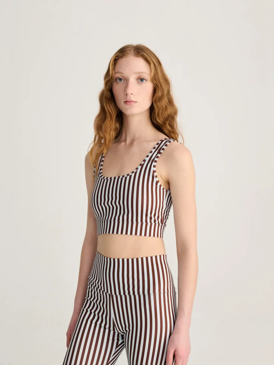 Bobo Choses Striped sporty top t-shirt lyseblå XS