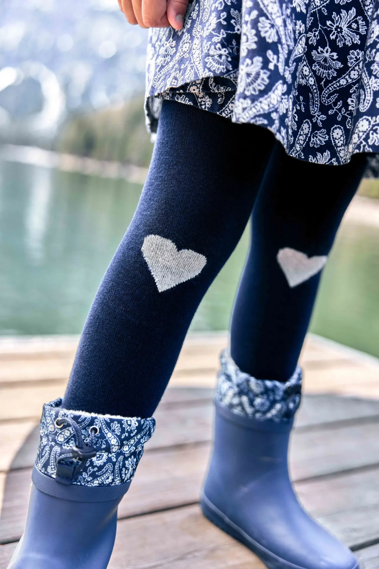 Bonton Mippy Bleu Brut legging blå