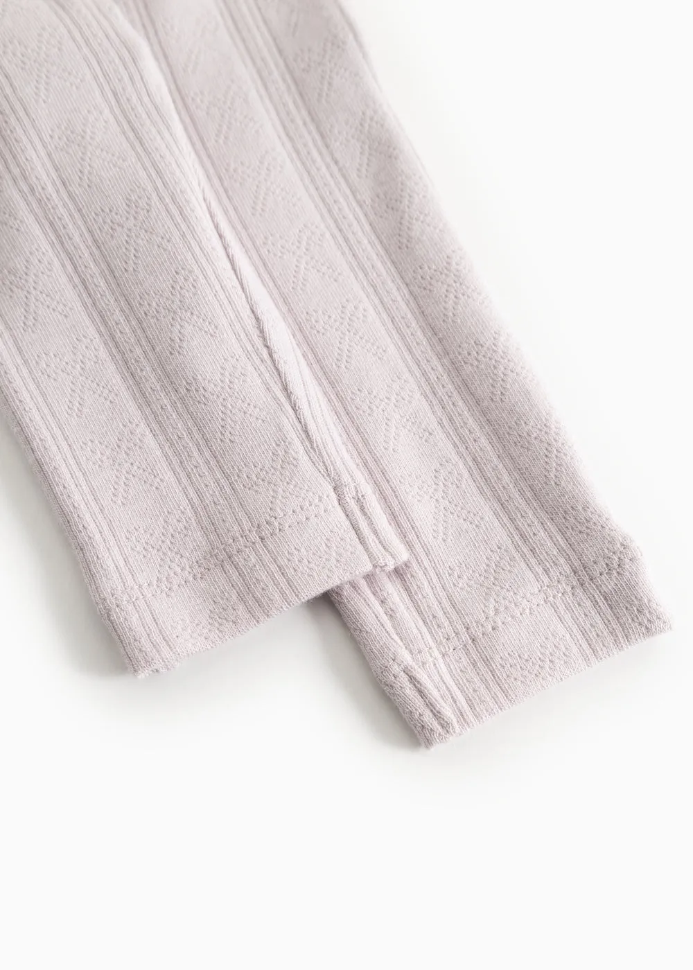 MarMar Piva bukser Violet Dust pointelle modal
