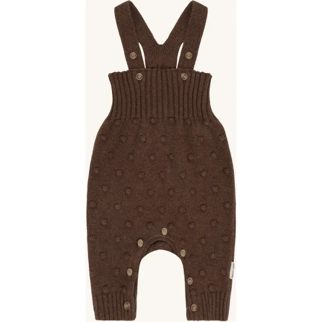 Hust & Claire Meise sparkedragt Toffee Melange strik