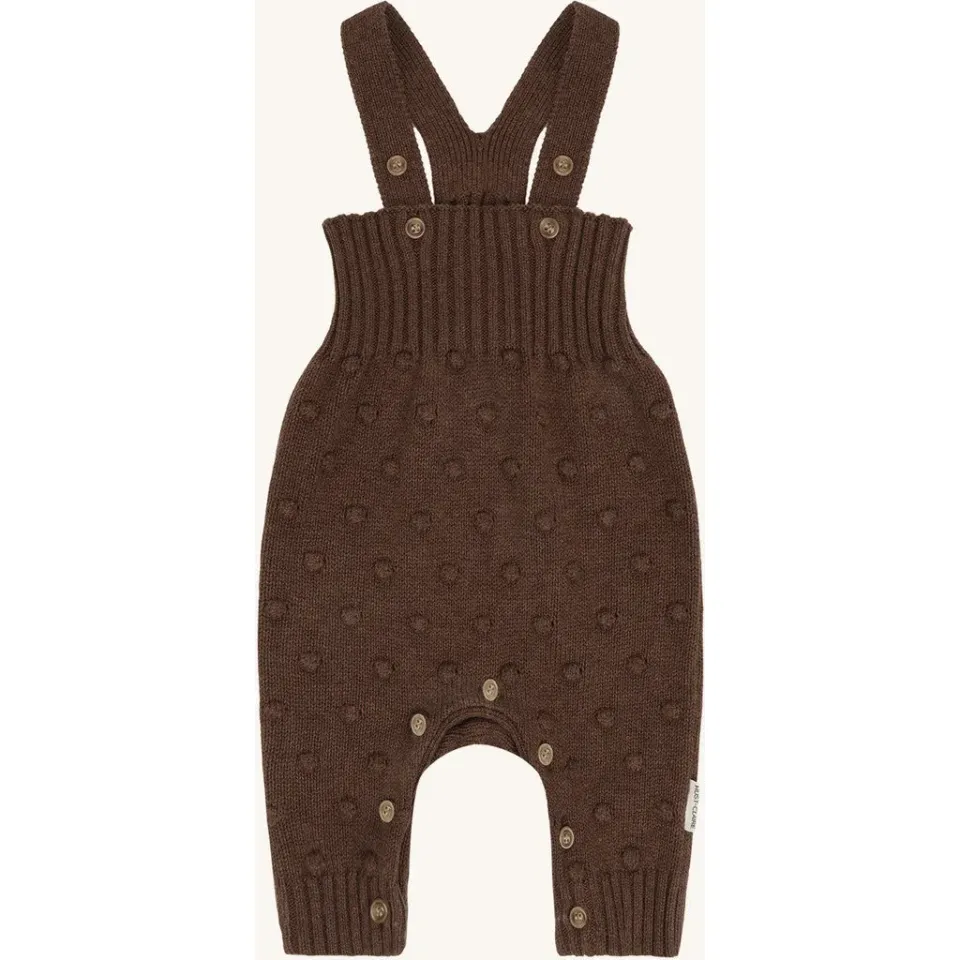 Hust & Claire Meise sparkedragt Toffee Melange strik