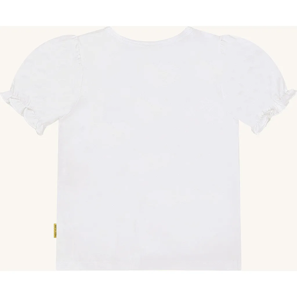 Hust & Claire HCAlma Mermaid T-shirt White bomuld