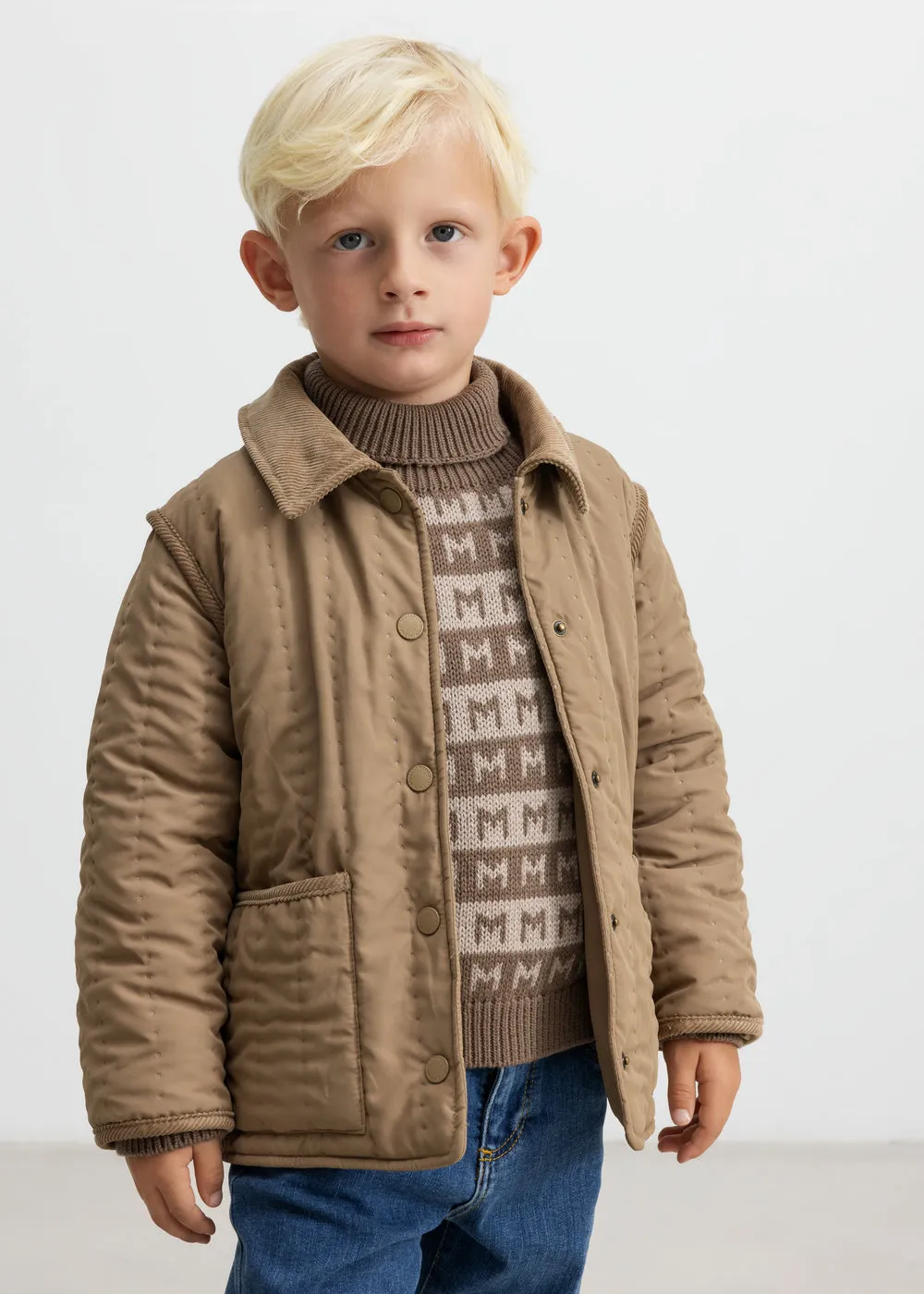 MarMar Copenhagen Otan termojakke Sepia Brown børn