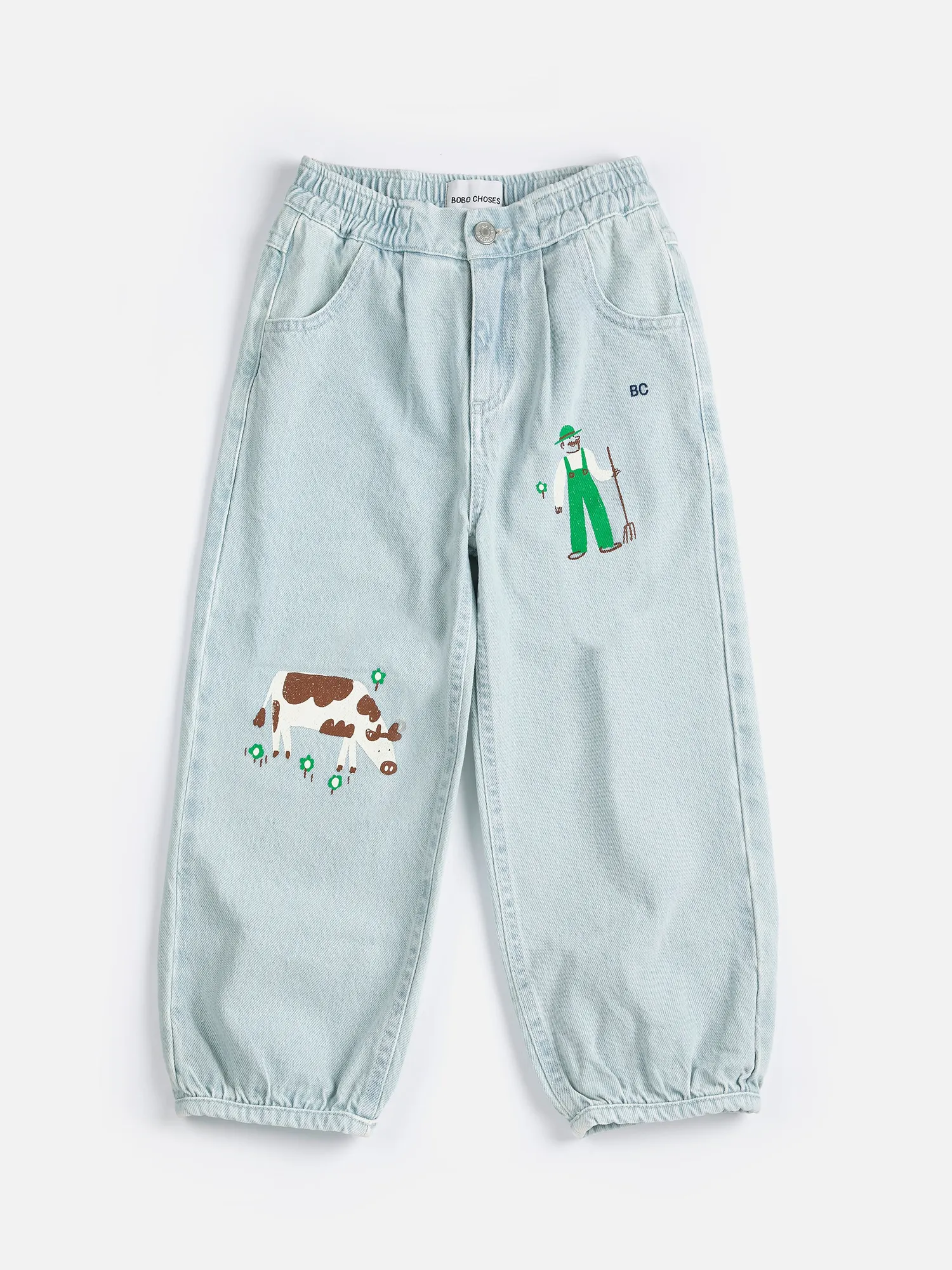 Bobo Choses Farm Adventure denimbukser 2-3 år denim