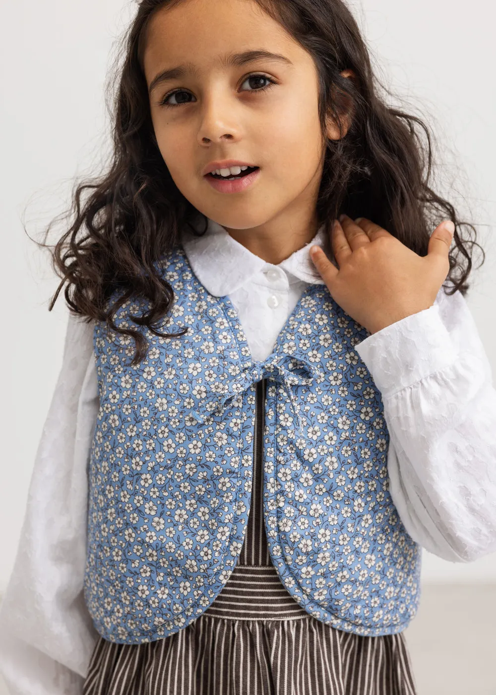MarMar Sanne kjole Dark Brownie Stripe denim