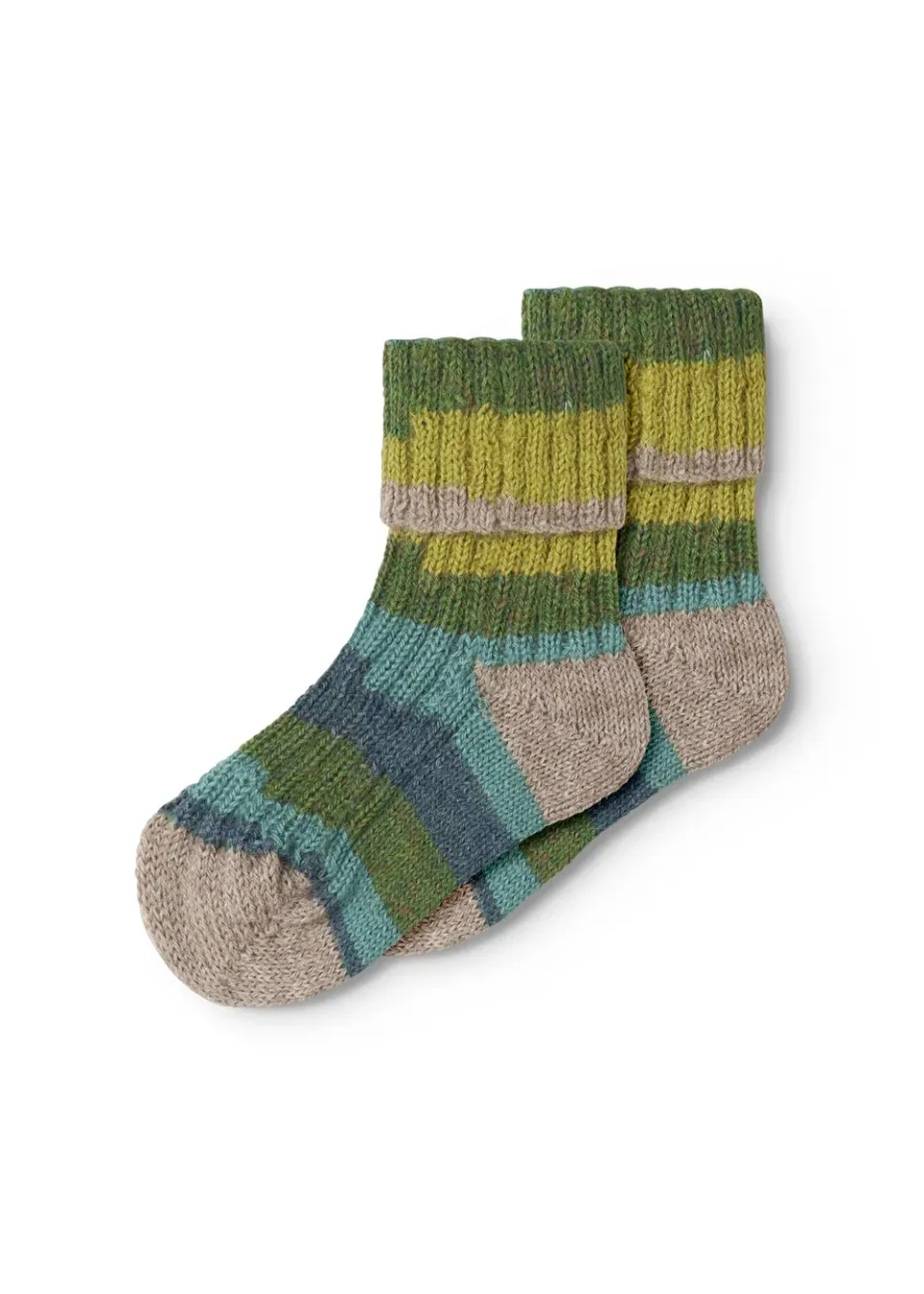 MarMar Azusa striksokker Multicolour Boy alpaka