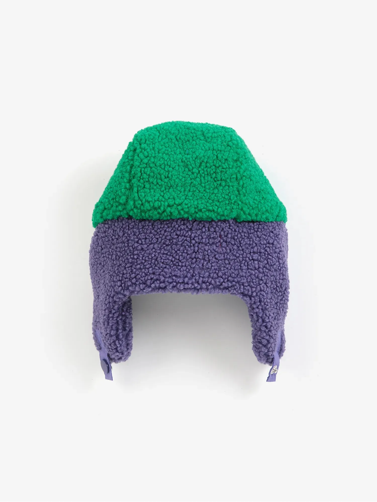 Bobo Choses Color Block Sheepskin Chapka Multifarvet