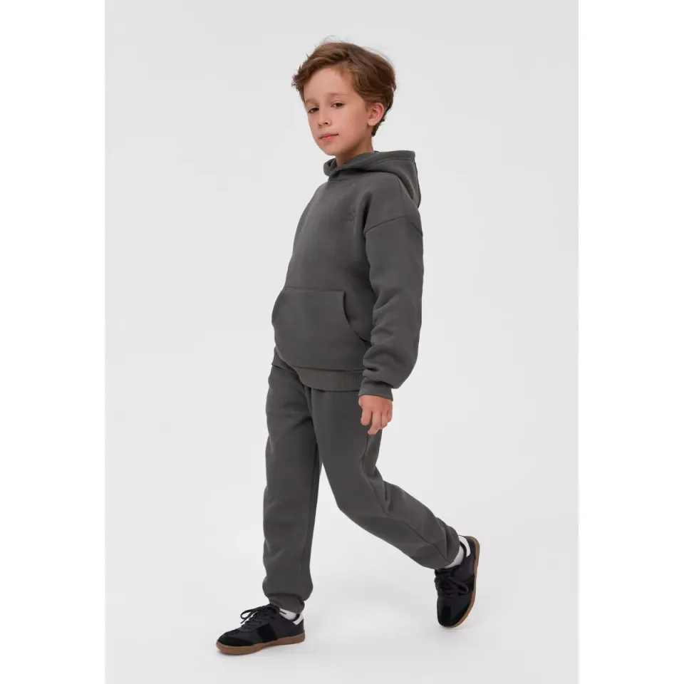 Minoti 45793 sweatsæt grå jogging sæt drenge
