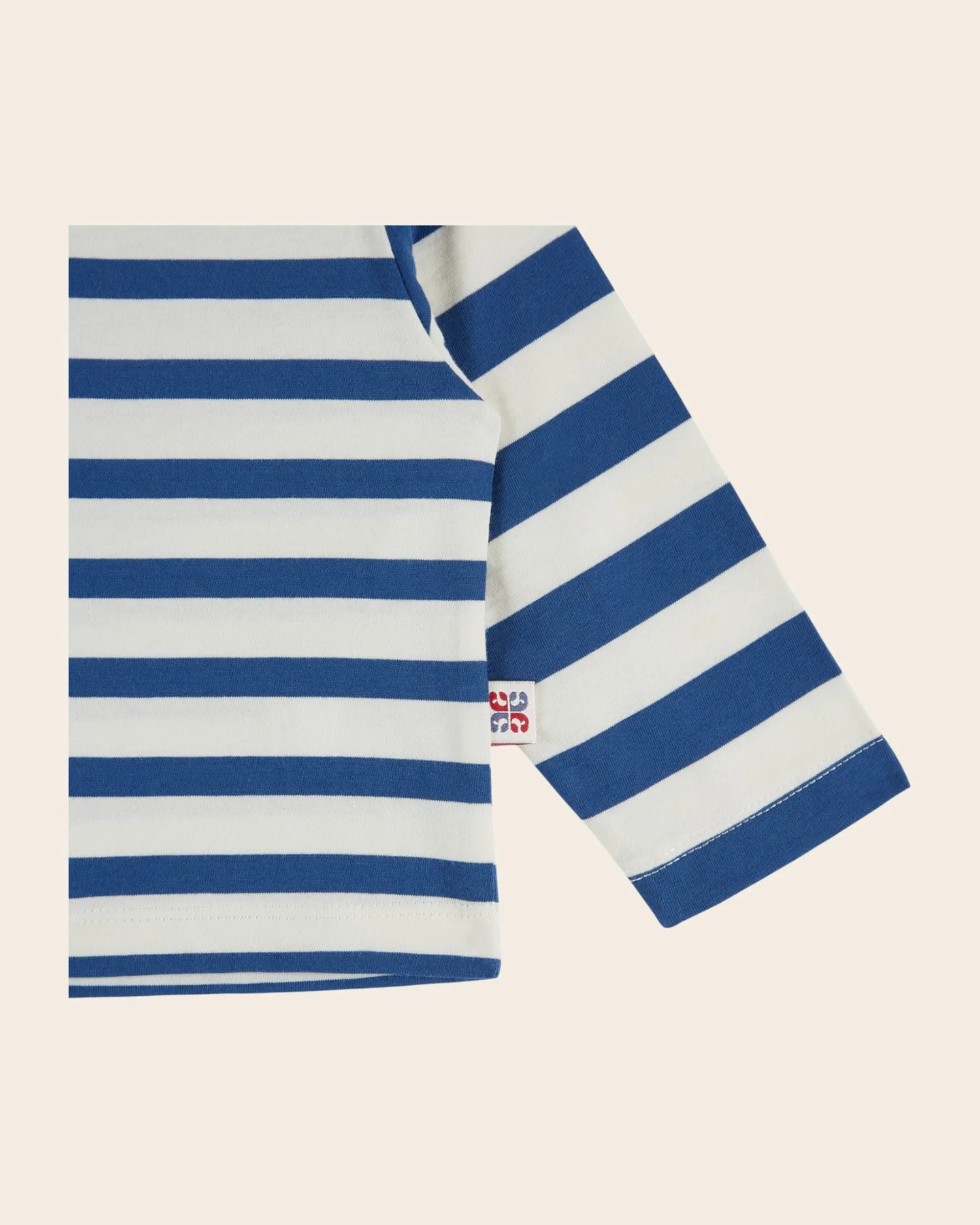Emile et Ida Rayé baby t-shirt blå stribet