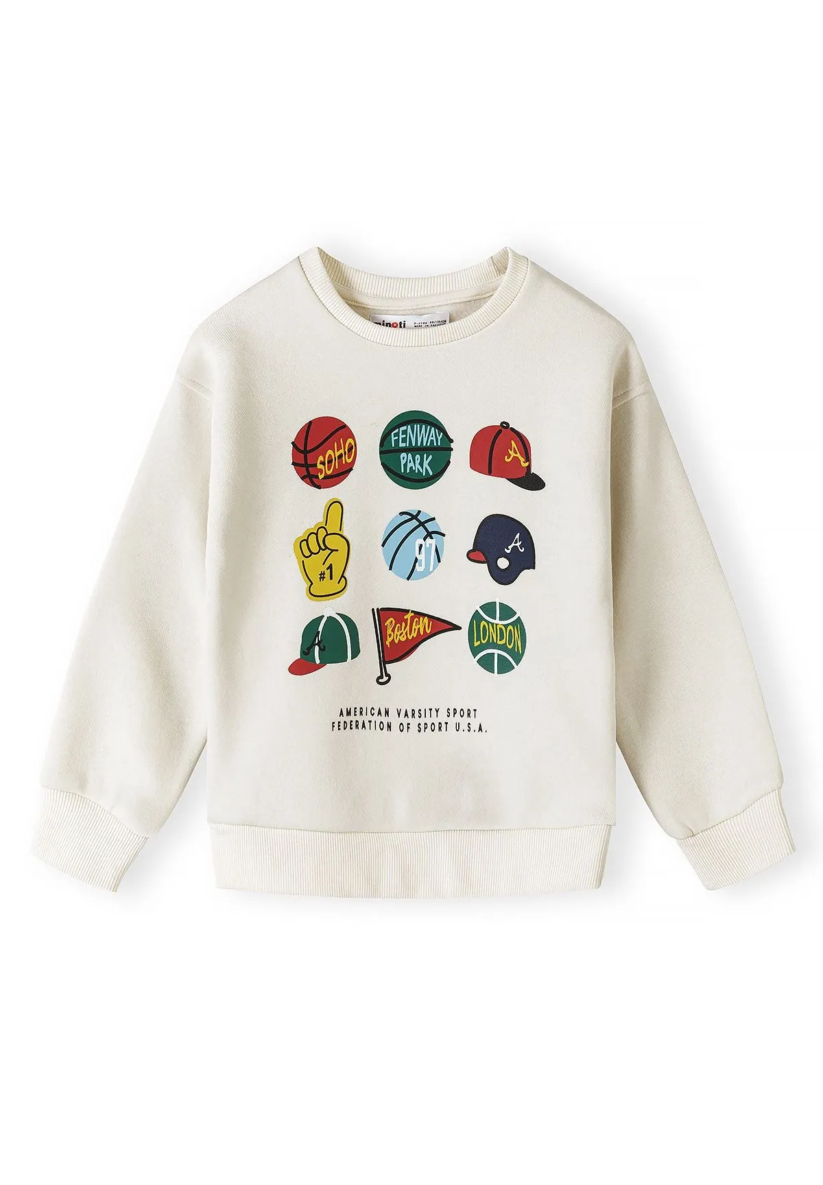 Minoti 45483 sweatshirt 2-pak sport bomuld