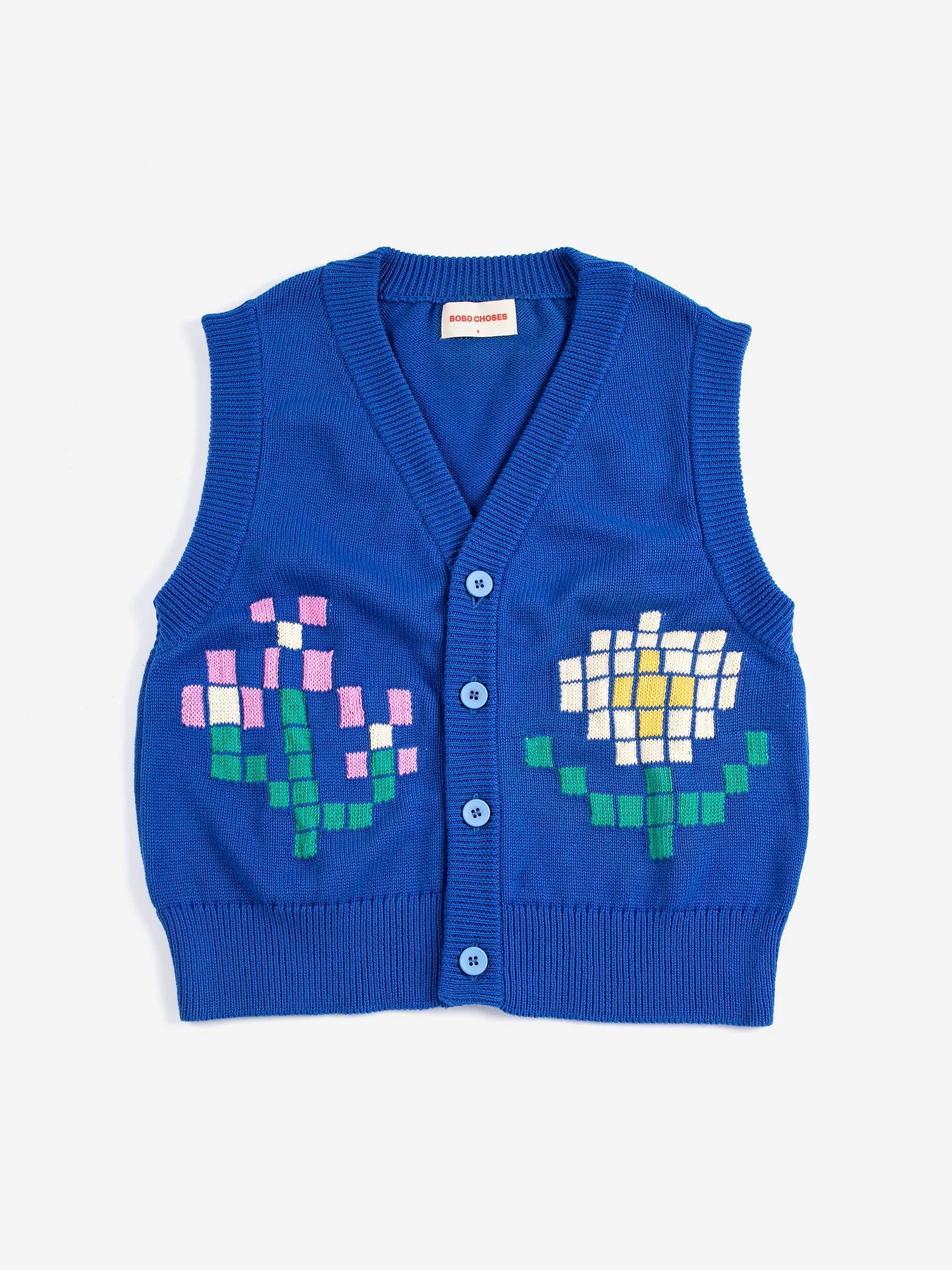 Bobo Choses Flowers sb126ad094 vest bomuld