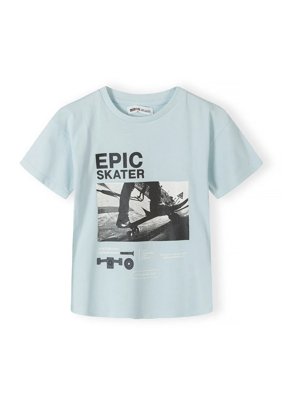 Minoti 44873 T-shirts 5-pak skate drenge bomuld