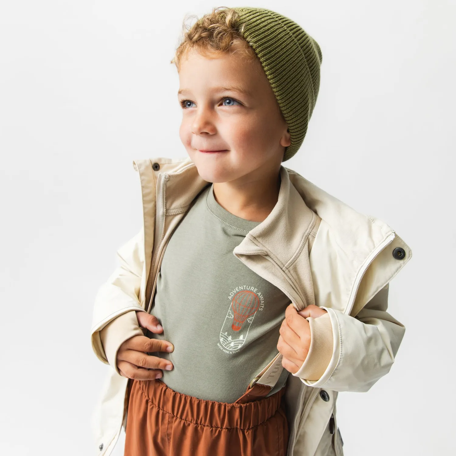 MINI A TURE MATCHARLEY t-shirt Cloudy rose økologisk bomuld