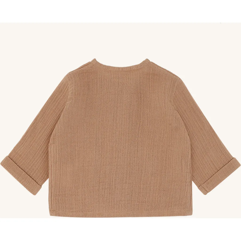 Hust & Claire Chai Muselin cardigan Praline