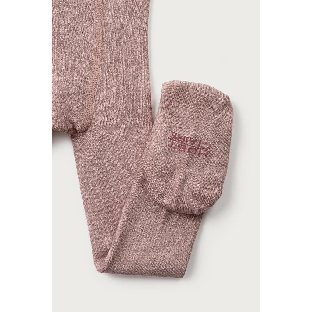 Hust & Claire Foxie strømpebukser dusty rose uld