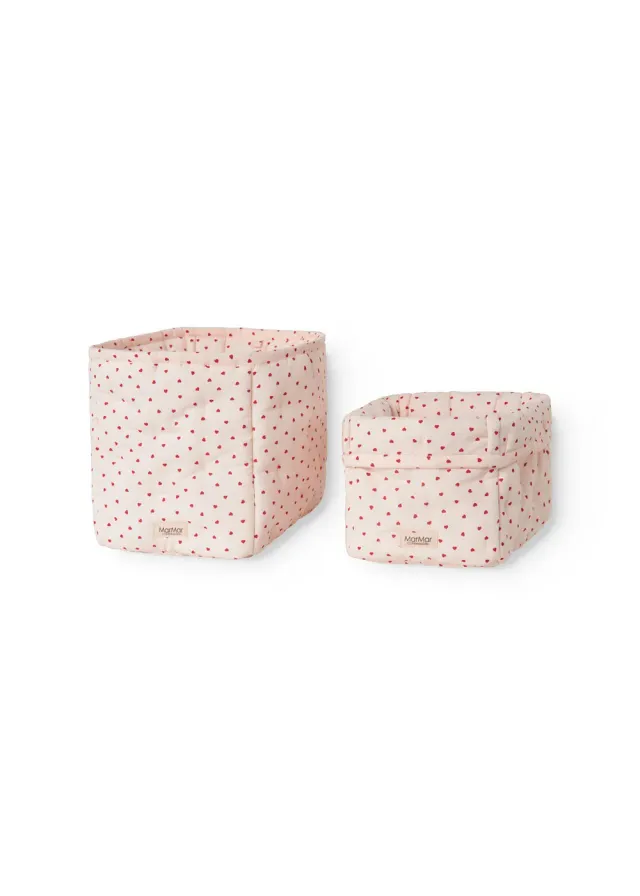MarMar Nursery Storage Bags Happy Hearts 2-pak