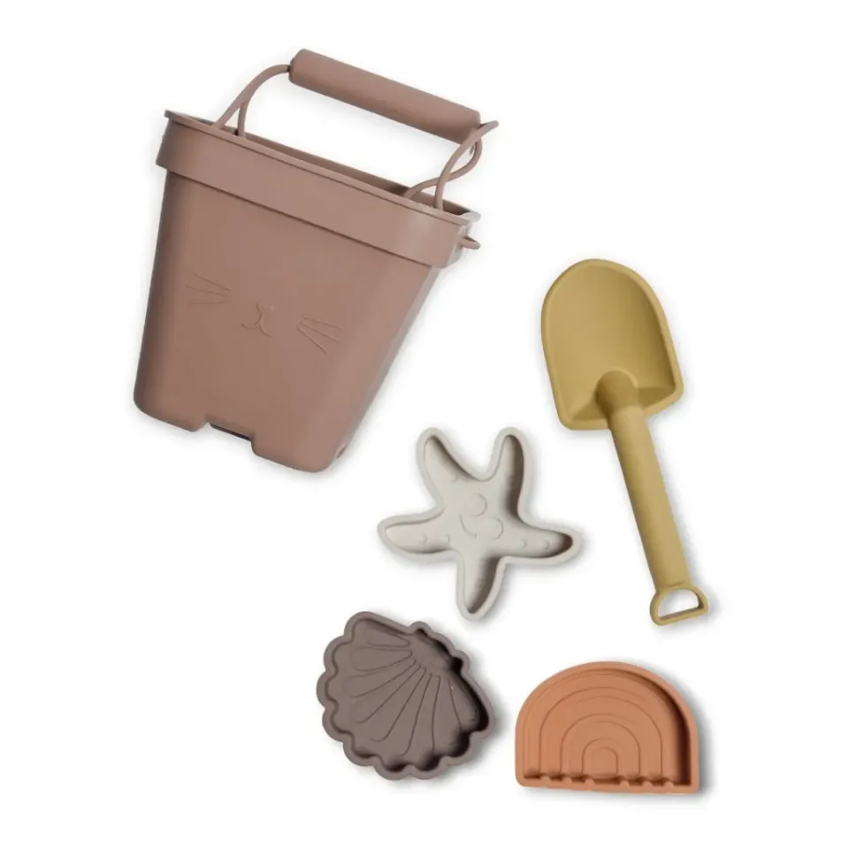 nuuroo Millan strandsæt Brown mix silikone