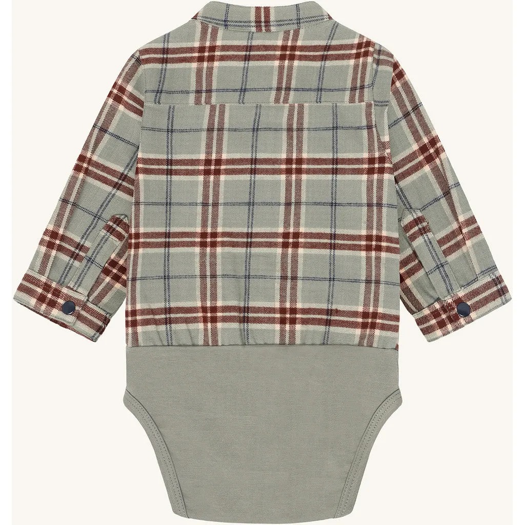 Hust & Claire Bertil Soft bodystockingsskjorte French Oak