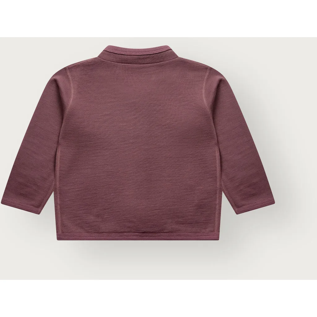 Hust & Claire Camil cardigan Old Rose uld bambus