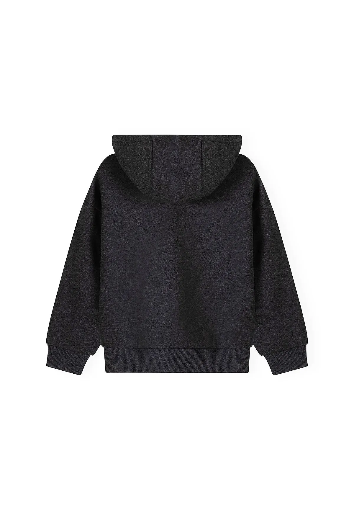 Minoti 45782 hættetrøje sort 2-pak fleece