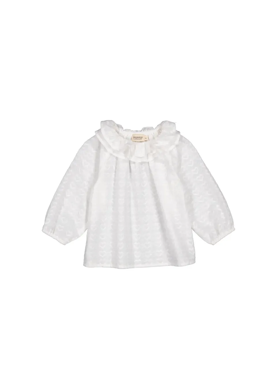 MarMar Tonella bluse White hvid broderi