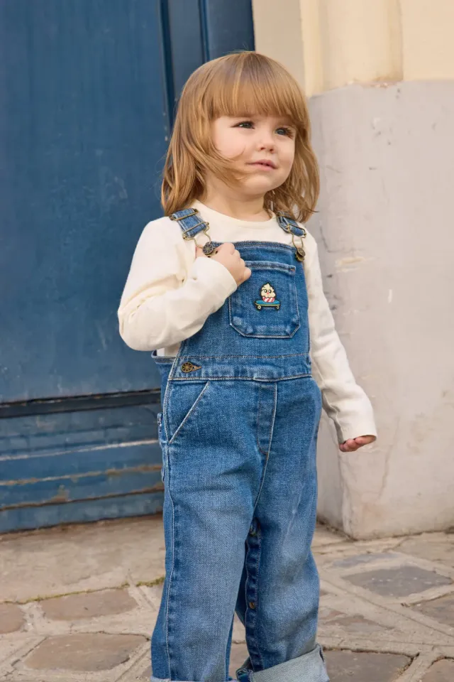 Bonton Micare smækbukser denim bomuld