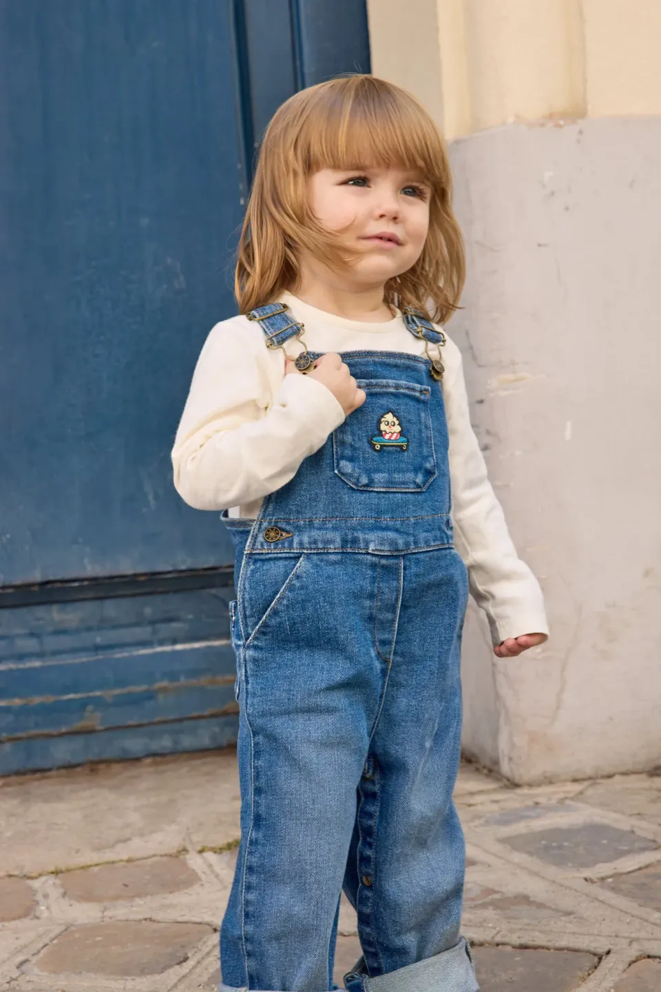 Bonton Micare smækbukser denim bomuld