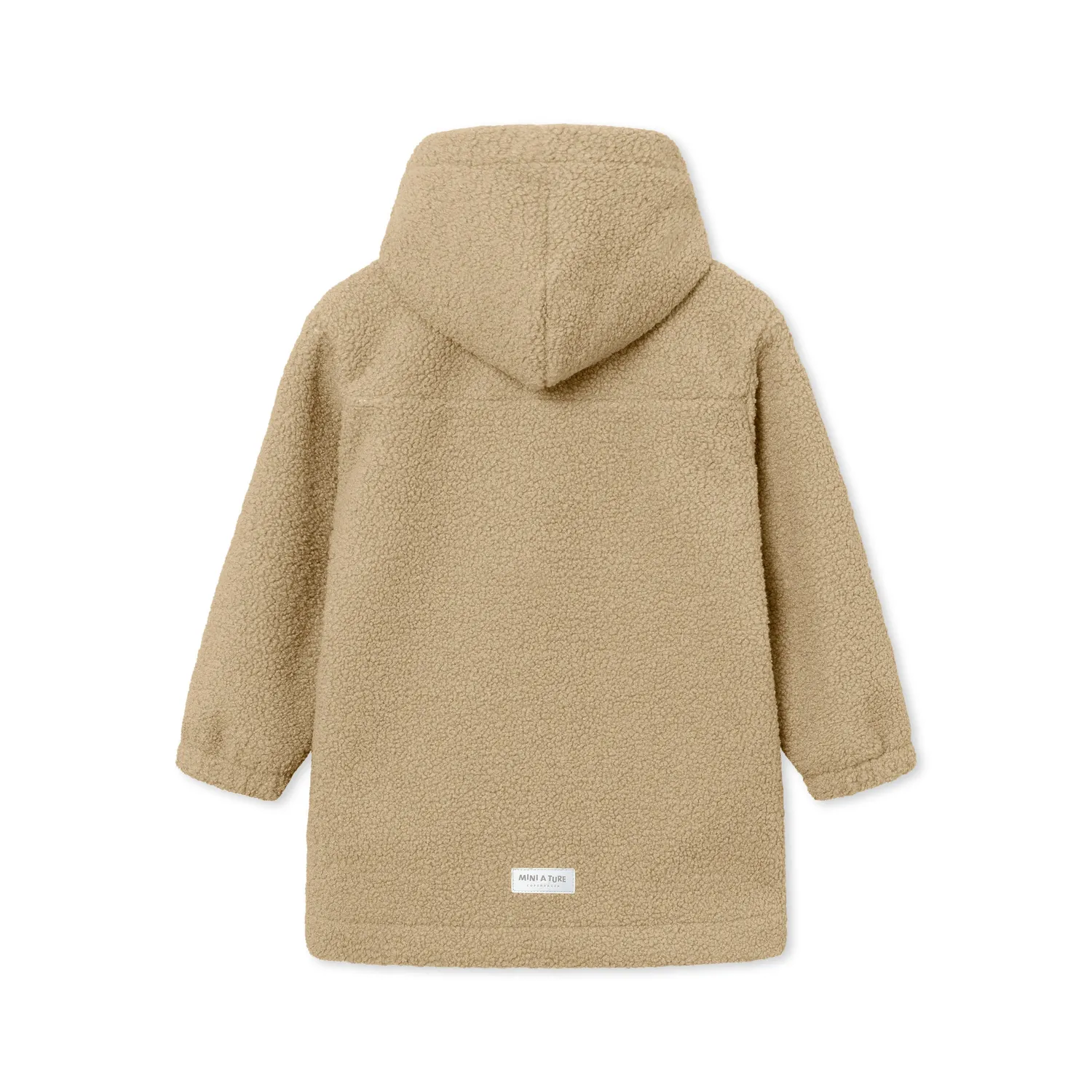 MINI A TURE MATCAYKAS sherpa jakke Travertine beige vandtæt