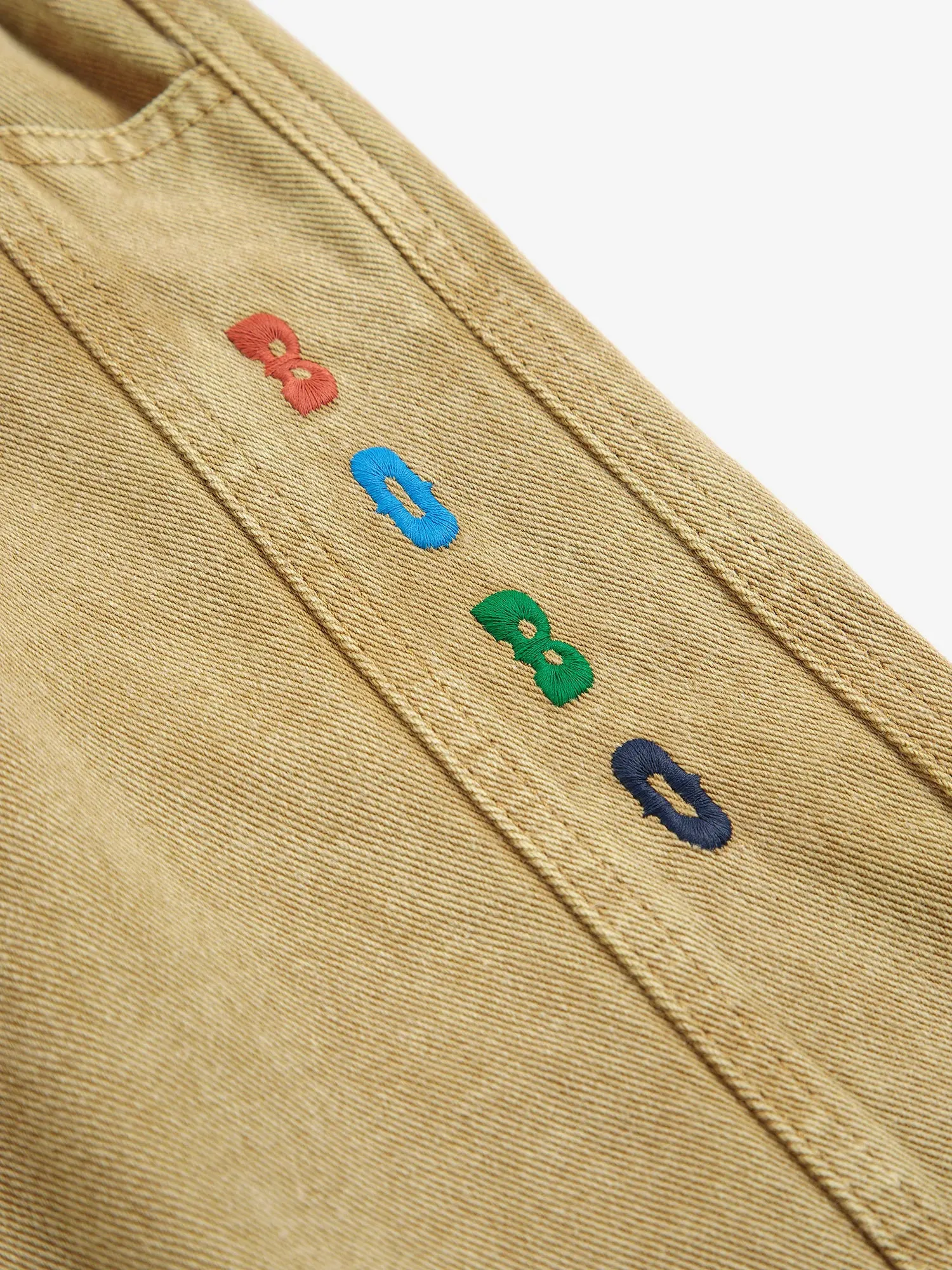 Bobo Choses All About Monsters Twill børnebukser khaki